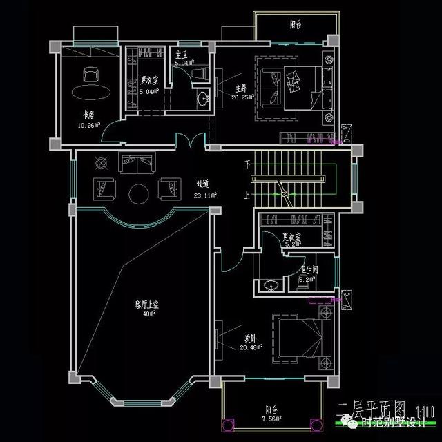 12x15米三層別墅設計6室三廳，帶堂屋露臺涼亭，大氣美觀，適合農村自建