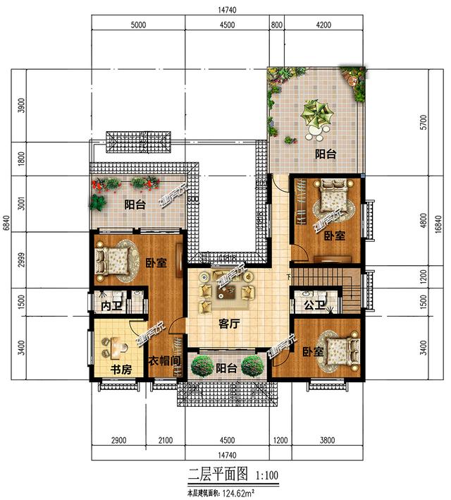這套二層別墅設(shè)計(jì)，有庭有院還帶車庫，你確定不想要嗎