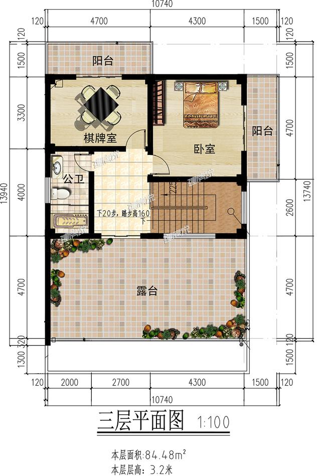 時尚現代的三層自建別墅，建起來絕對是村里最優秀的！