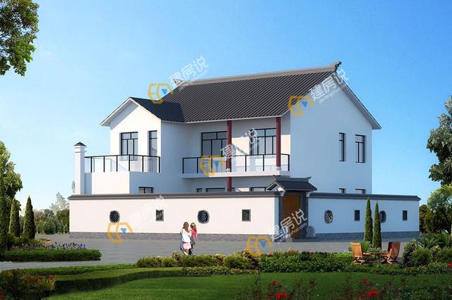 這套中式別墅設計還帶堂屋，舒適宜居接地氣，美麗動人！