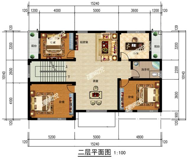 這套中式別墅設計還帶堂屋，舒適宜居接地氣，美麗動人！