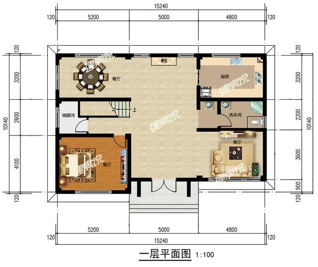 這套中式別墅設計還帶堂屋，舒適宜居接地氣，美麗動人！