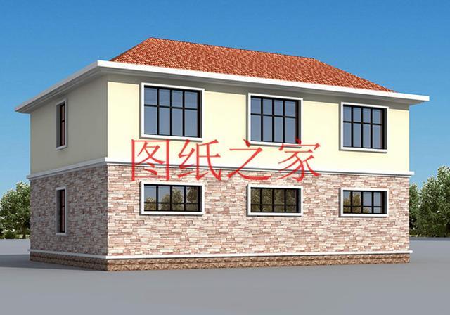 140平二層別墅，開間14米進深10米左右，四面通透、好看又實用！