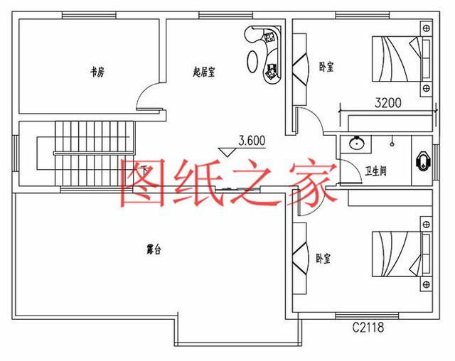 140平二層別墅，開間14米進深10米左右，四面通透、好看又實用！