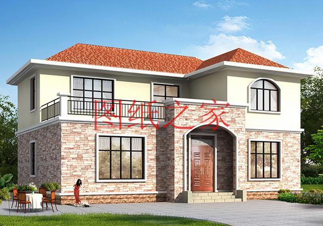 140平二層別墅，開間14米進深10米左右，四面通透、好看又實用！