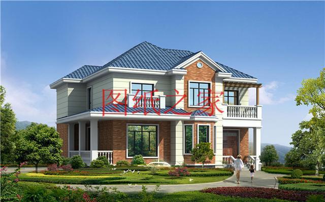 13X11米二層別墅，占地140平米造價只要25萬，非常美觀實用！