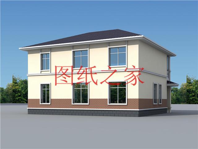 13X11米二層別墅，占地140平米造價只要25萬，非常美觀實用！