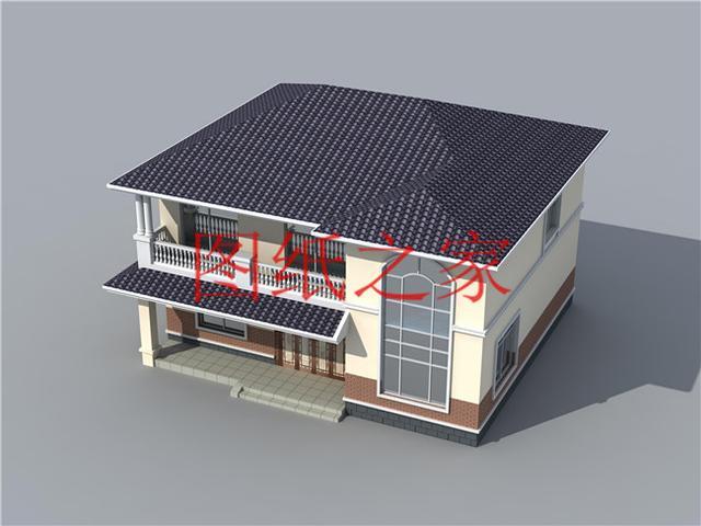 13X11米二層別墅，占地140平米造價只要25萬，非常美觀實用！