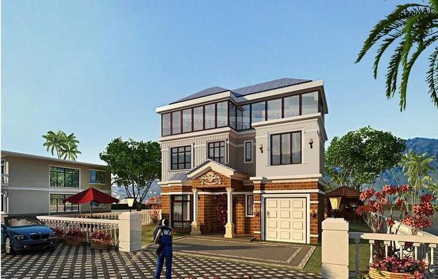 分享20套農村三層別墅效果圖，實力派顏值功能雙在線，絕對是農村一道靚麗風景