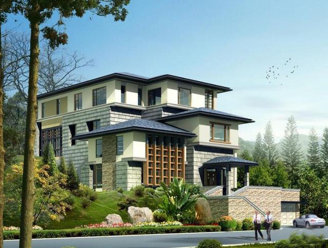 分享20套農村三層別墅效果圖，實力派顏值功能雙在線，絕對是農村一道靚麗風景