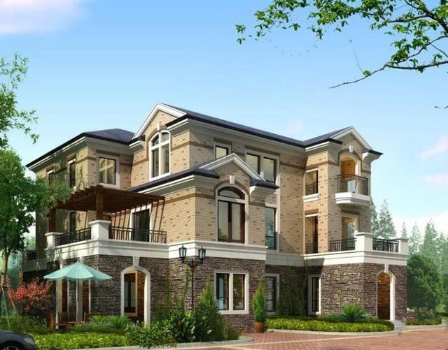 分享20套農村三層別墅效果圖，實力派顏值功能雙在線，絕對是農村一道靚麗風景