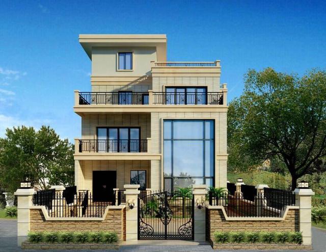 分享20套農村三層別墅效果圖，實力派顏值功能雙在線，絕對是農村一道靚麗風景