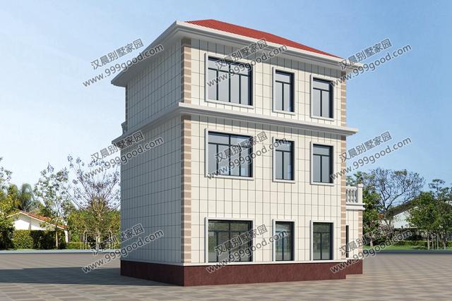 不到100平米的三層別墅，還有5室2廳，中空和旋轉樓梯！