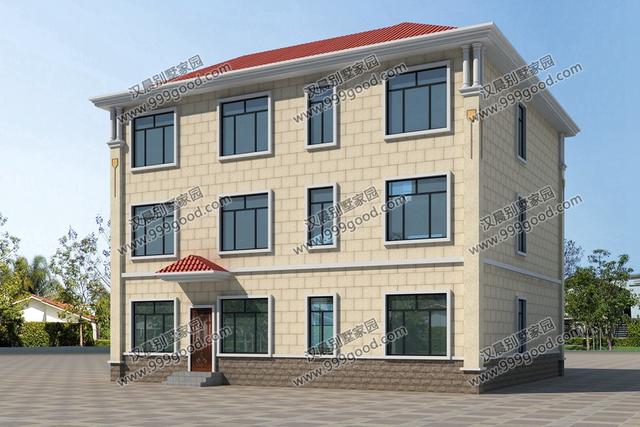 非常經典的三層別墅設計圖紙，美觀大氣，看一眼都想蓋！