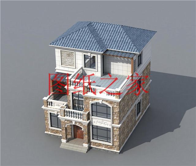 3套10X12米的三層別墅，7個臥室還帶露臺，美觀又實用！