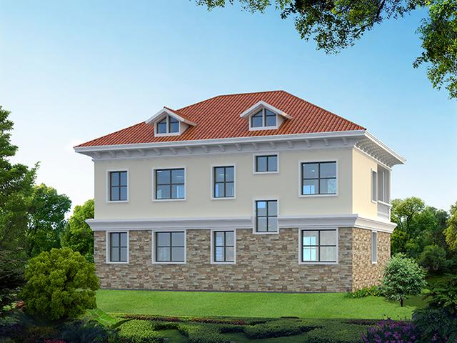 155平米的二層別墅，造價還不到30萬，簡單大氣、經濟實惠！