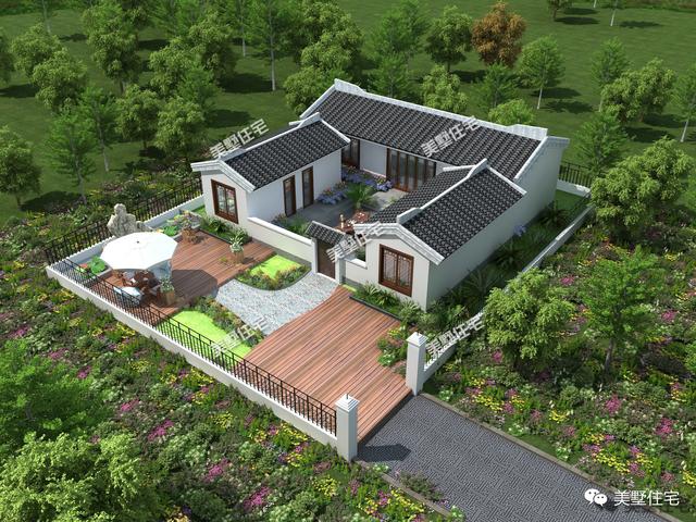 30款中式風格別墅效果圖，一二三層都有，像世外桃源一樣漂亮