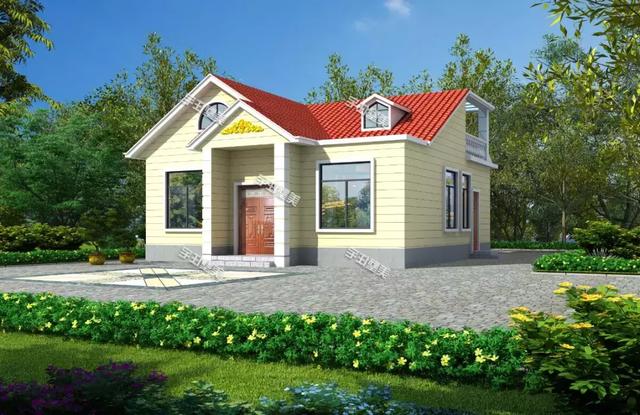 農(nóng)村自建一層半小別墅，造價(jià)17萬(wàn)5間臥室大露臺(tái)，性?xún)r(jià)比超高