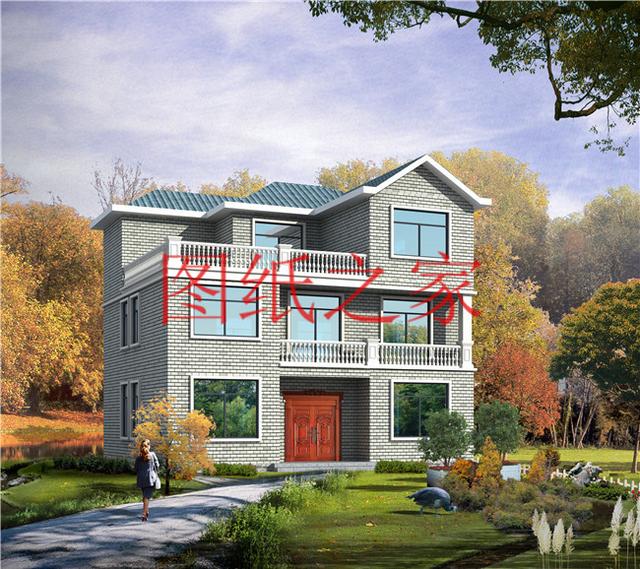 12x10米歐式三層別墅，生活和娛樂兼顧，非常簡(jiǎn)潔實(shí)用！