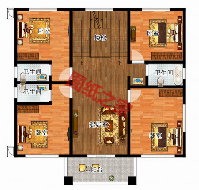 農(nóng)村自建小別墅三層設(shè)計(jì)圖，造價(jià)只要30多萬，經(jīng)濟(jì)又實(shí)用！