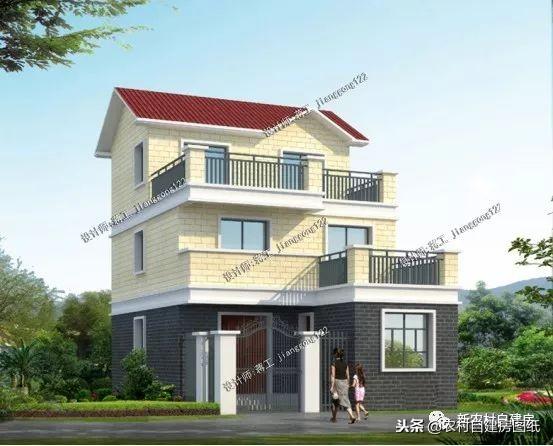 90平宅基地如何建房，二層別墅和三層別墅設計各一套，你怎么選？