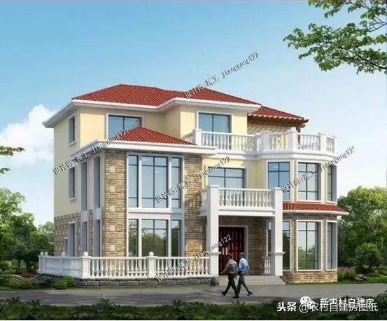 這5套實用型三層自建房設(shè)計，土豪有的你全有，不比那些百萬豪宅差