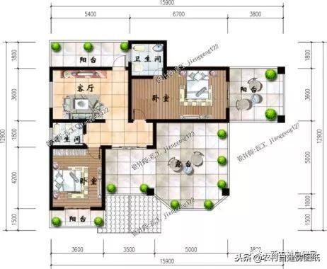 這5套實用型三層自建房設(shè)計，土豪有的你全有，不比那些百萬豪宅差