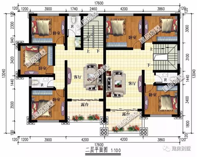 兩套三層雙拼別墅，第一棟內有乾坤，第二款大氣的雙拼戶型