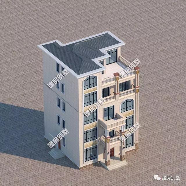 11.5×11.5米五層別墅設(shè)計，一共有10個臥室，家里多少人都能住下！