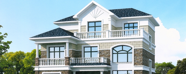 農村120方三層自建房子圖，簡單耐看、經典實用，再過20年也不落伍！