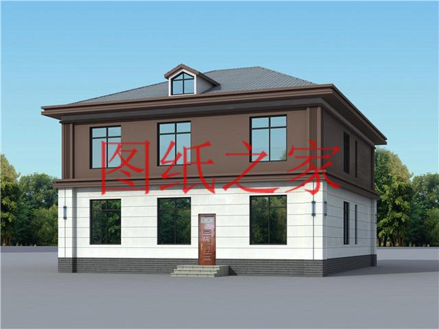 2套13X15米的田園風二層別墅，自然質樸的戶型專為農村生活設計！