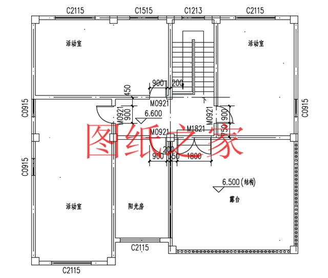 160平米三層別墅，14X13米戶型方正實用，農村自建房的首選！