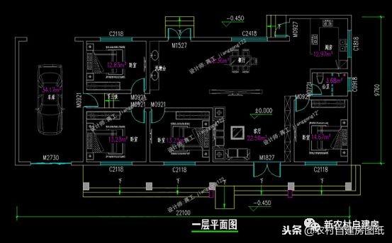 最受歡迎的幾款帶車庫的別墅設計，看了圖紙才知道