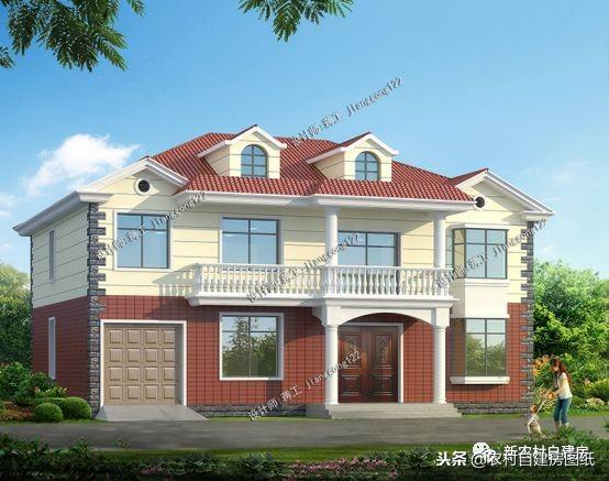 最受歡迎的幾款帶車庫的別墅設計，看了圖紙才知道