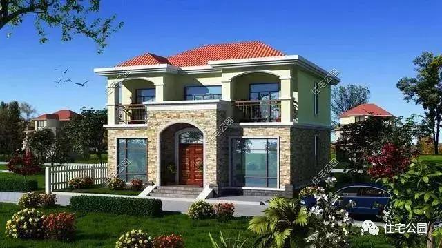 湖南農村自建2層漂亮別墅，土建50萬裝修70萬，這樣式真漂亮