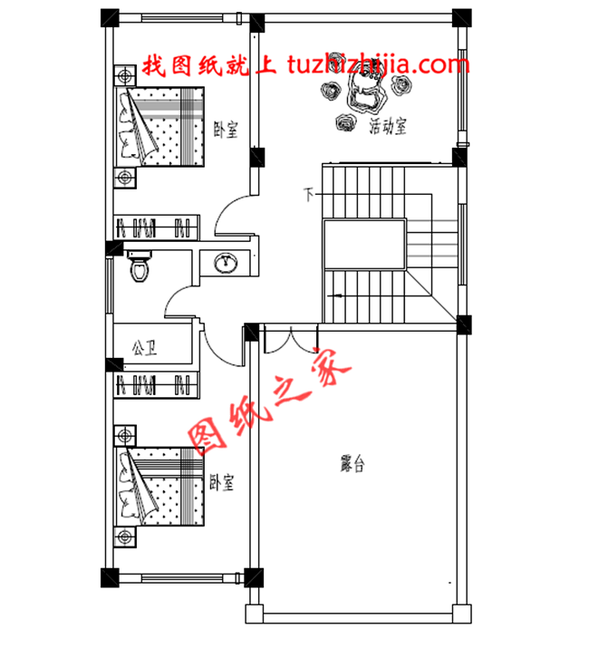 農村100平米自建房圖紙設計，小宅基地也能建成大氣實用的別墅！