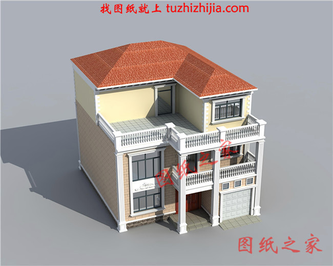 農村100平米自建房圖紙設計，小宅基地也能建成大氣實用的別墅！