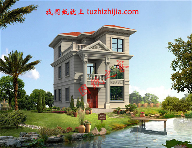 農村100平米自建房圖紙設計，小宅基地也能建成大氣實用的別墅！