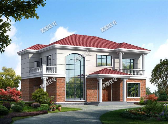 5套一二層農村養老別墅設計圖，第三款造價18萬，你喜歡嗎？