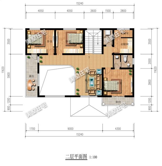 5套一二層農村養老別墅設計圖，第三款造價18萬，你喜歡嗎？