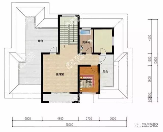 3棟農(nóng)村三層自建房設計圖，面寬都是15米多，第三套能住兩家人！