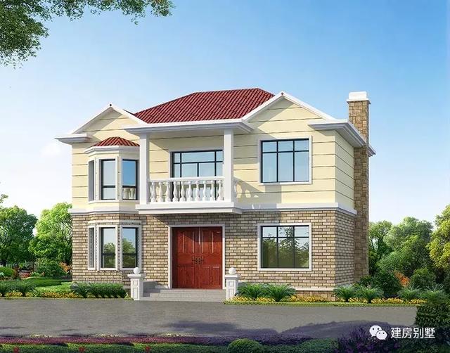 2套兩層小別墅設(shè)計，主體造價20多萬，建給爸媽養(yǎng)老用太合適了