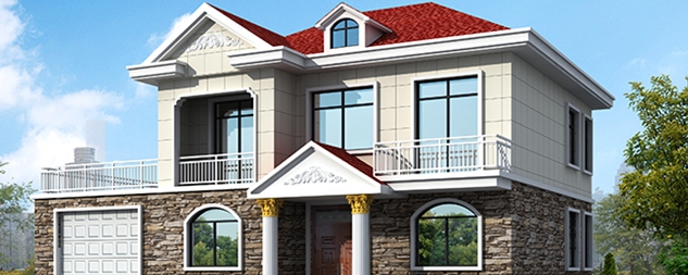 簡單大氣的農(nóng)村房子設計圖，非常漂亮的二層別墅