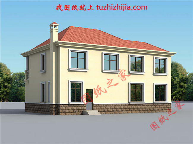 簡單大氣的農(nóng)村房子設計圖，非常漂亮的二層別墅