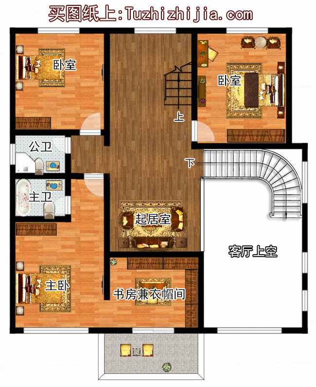 農村50萬三層別墅款式自建房圖，建成村里人都羨慕壞了！