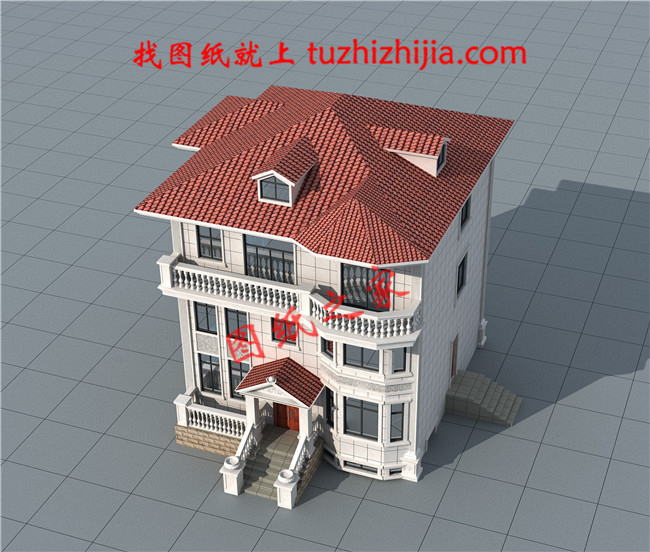 農村50萬三層別墅款式自建房圖，建成村里人都羨慕壞了！