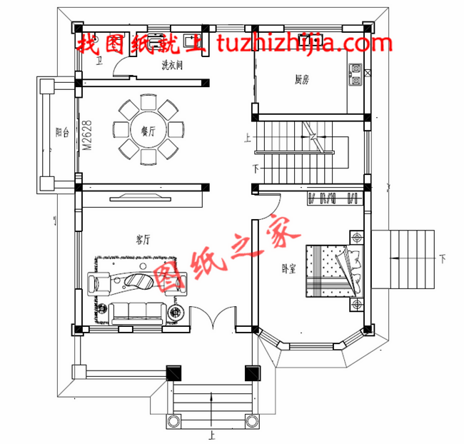 農村50萬三層別墅款式自建房圖，建成村里人都羨慕壞了！