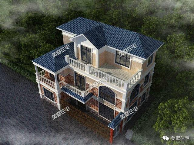 6套農村自建別墅設計，1套2層5套三層，村里人建了都說好！