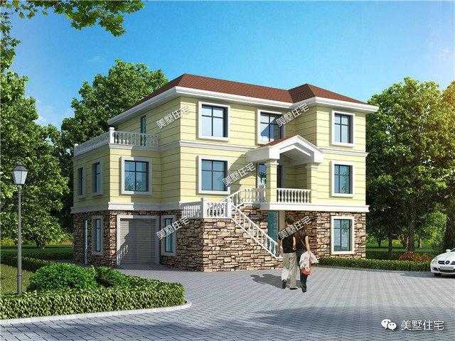 6套農村自建別墅設計，1套2層5套三層，村里人建了都說好！