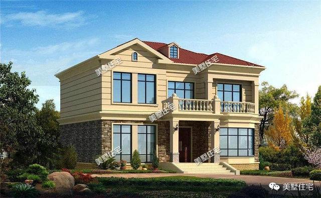 6套農村自建別墅設計，1套2層5套三層，村里人建了都說好！